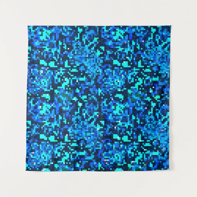 Tapiz Denim seamless pattern. Denim floral background. B (Anverso)