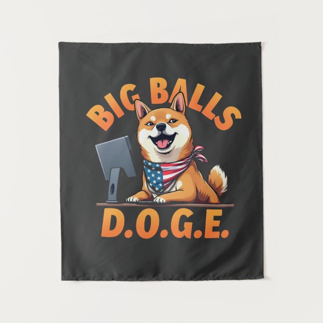 Tapiz Departamento de Eficiencia Gubernamental de Big Ba (Anverso)