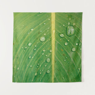 Tapiz Descenso de la planta verde arbolada