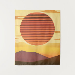 Tapiz Desert Sunset Rust Naranja y Brown