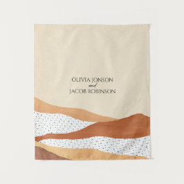 Tapiz desierto cálido | boda Boho