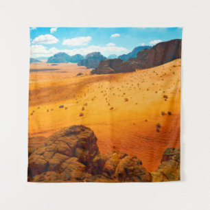 Tapiz Desierto de Wadi Rum, desierto de Jordania, wadi, 