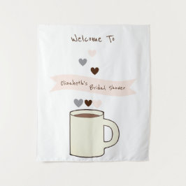 Tapiz Despedida de soltera con café