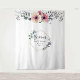 Tapiz Despedida de Soltera con Estilo Botánico