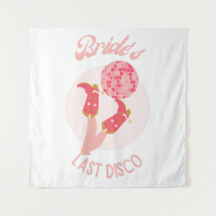 Tapiz Despedida de soltera Disco de la Novia Retro 70