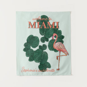 Tapiz despedida de soltero en Miami