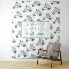 Tapiz Despedida Fiesta Te Perderemos El Fondo Del Auto