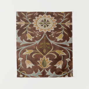 Tapiz Detalle Art Nouveau de las flores de Morris