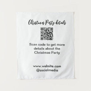 Tapiz Detalles del sitio web social de código QR de la f
