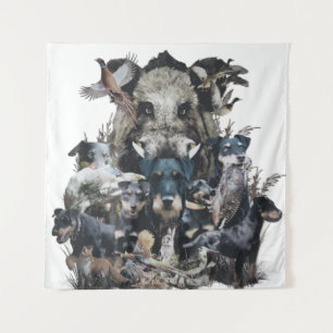 Tapiz Deutscher Jagdterrier Square Wall Clock Coffee Mu