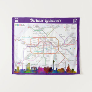 Tapiz " Deutschland: 2021/heute Berlin - (U/S/Tram) Netz