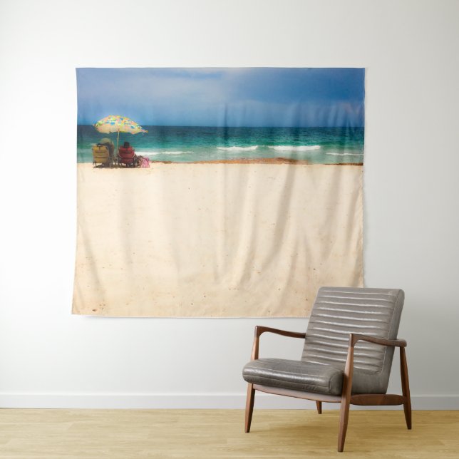 Tapiz Día de la Brisa en la Playa (In situ (horizontal))