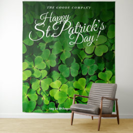 Tapiz Día de San Patricio Tréboles | Telón de fondo para