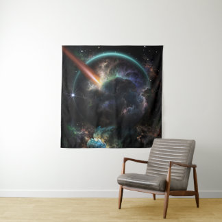Tapiz Día Del Arte Fractal de Ciencia Ficción del Astero
