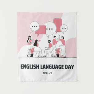 Tapiz Día del Inglés