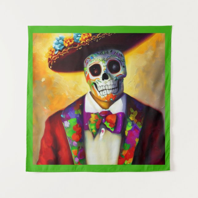 Tapiz Día del Muerto 3 (Anverso)
