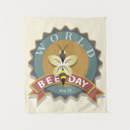 Tapiz Día Mundial de la Abeja 20 de mayo