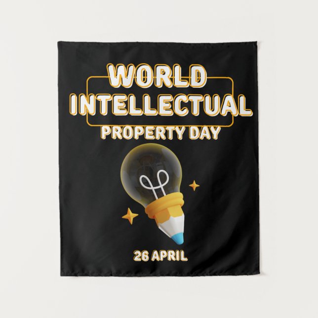Tapiz Día Mundial de la Propiedad Intelectual (Anverso)