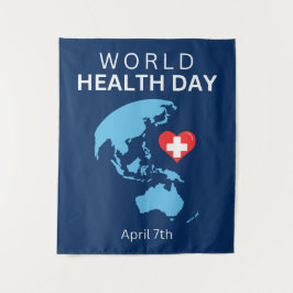 Tapiz Día Mundial de la Salud 7 de abril