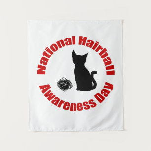 Tapiz Día Nacional de Concienciación sobre el Hairball