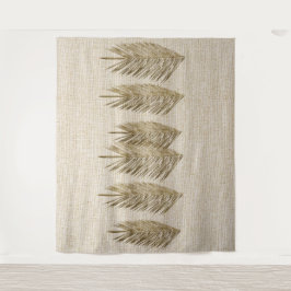 Tapiz Dibujo de hojas de textura de línea natural