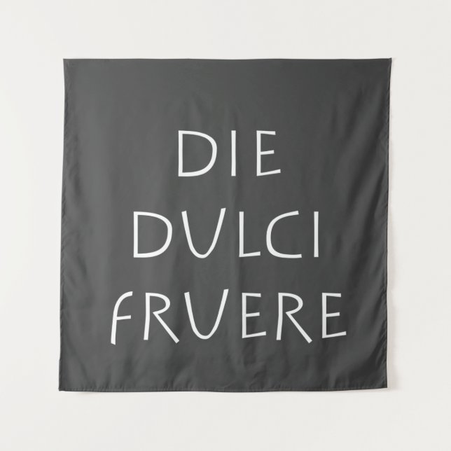 Tapiz Die dulci fruere (Anverso)