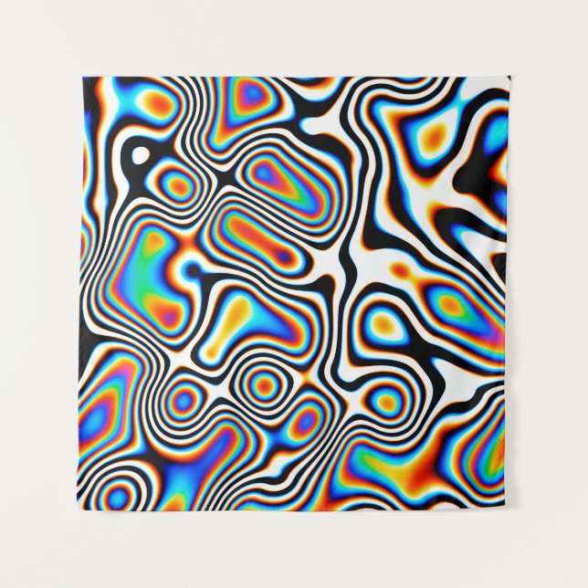 Tapiz Digital effects. Vibrant abstract background. Colo (Anverso)