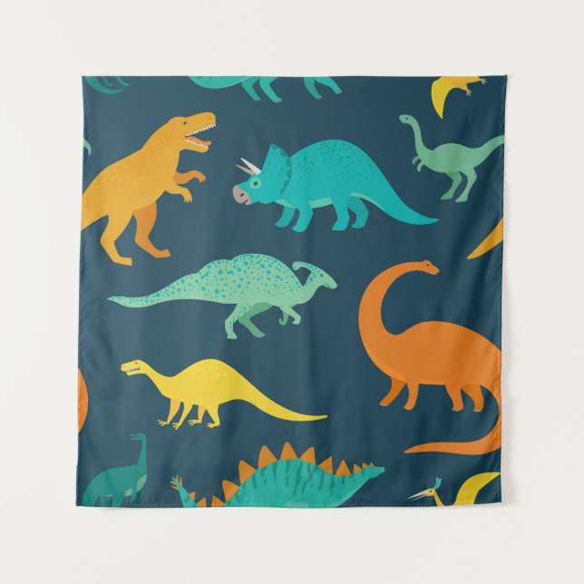 Tapiz Dinosaurio Adventure: Fondo de escritorio infantil (Anverso)