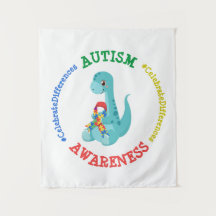 Dinosaurios de sensibilización sobre el autismo