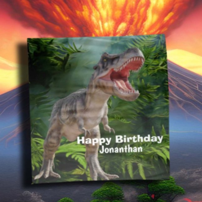 Tapiz Dinosaurios T Rex jungle Jurassim World fondo (Subido por el creador)