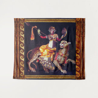 Tapiz DIONYSOS CON UNA LEOPARDA DE FANTASMA EN EL Mosaic