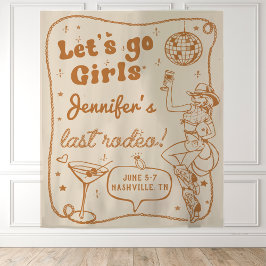 Tapiz Disco Cowgirl Rodeo Bachelorette Weekend