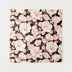 Tapiz diseño de arte floral