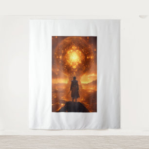 Tapiz Diseño de camiseta de gravedad cósmica