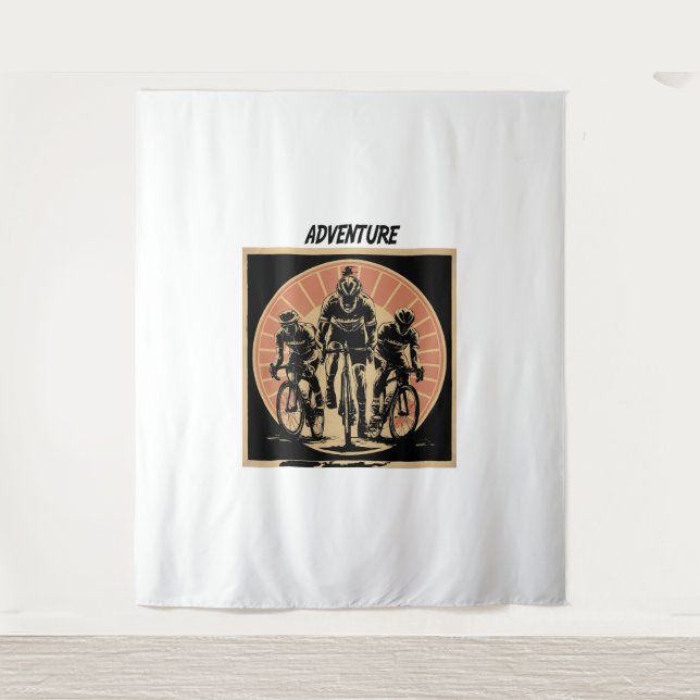 Tapiz Diseño de equipo de Cycling Club para hombres (Anverso)