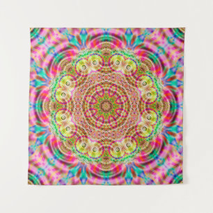 Tapiz Diseño de flores de Mandala