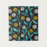 Diseño de flores y hojas de Dandelion