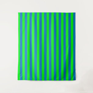 Tapiz Diseño de franjas azules y verdes