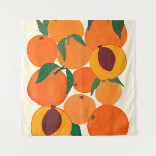 Tapiz Diseño de ilustracion de fruta abstracto moderno r