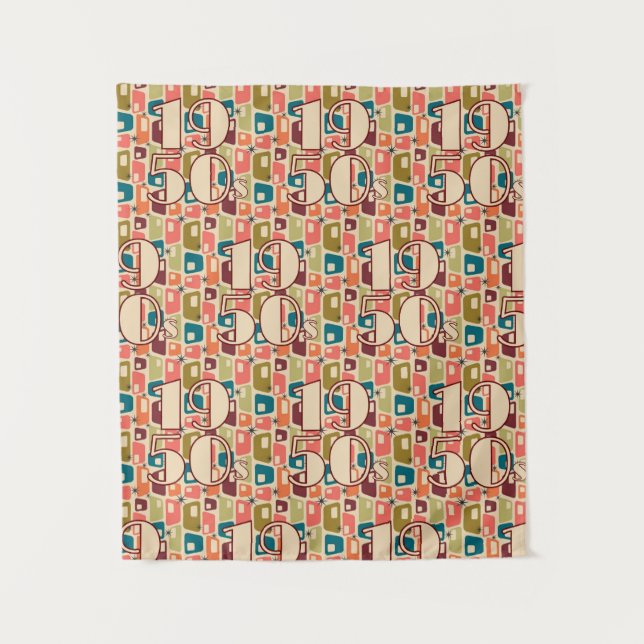 Tapiz Diseño de la década de 1950 (Anverso)