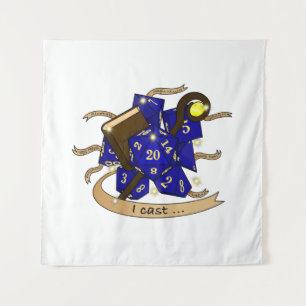 Tapiz Diseño de los dados del asistente