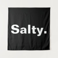 diseño de minimalismo salado de una palabra