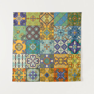 Tapiz Diseño de mosaicos de talavera portuguesa