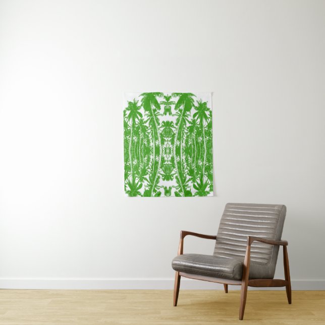 Tapiz Diseño de palmeras (In situ)