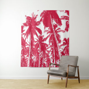 Tapiz Diseño de palmeras gráficas