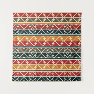 Tapiz Diseño de patrones africanos sin foco