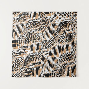 Tapiz Diseño de patrones animales. Desi de patrón de leo