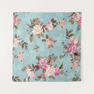 Tapiz diseño de patrones de flores ilustraciones textile