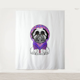 Tapiz Diseño de Perro Espacial