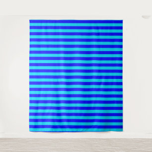 Tapiz Diseño de rayas azules cyan